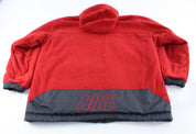 Nike Embroidered Logo Reversible Fleece Zip Up Jacket - ThriftedThreads.com