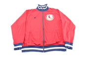 Nike Embroidered Logo St. Louis Cardinals Red, Blue, & White Zip Up Jacket - Jacket - Thrifted Threads