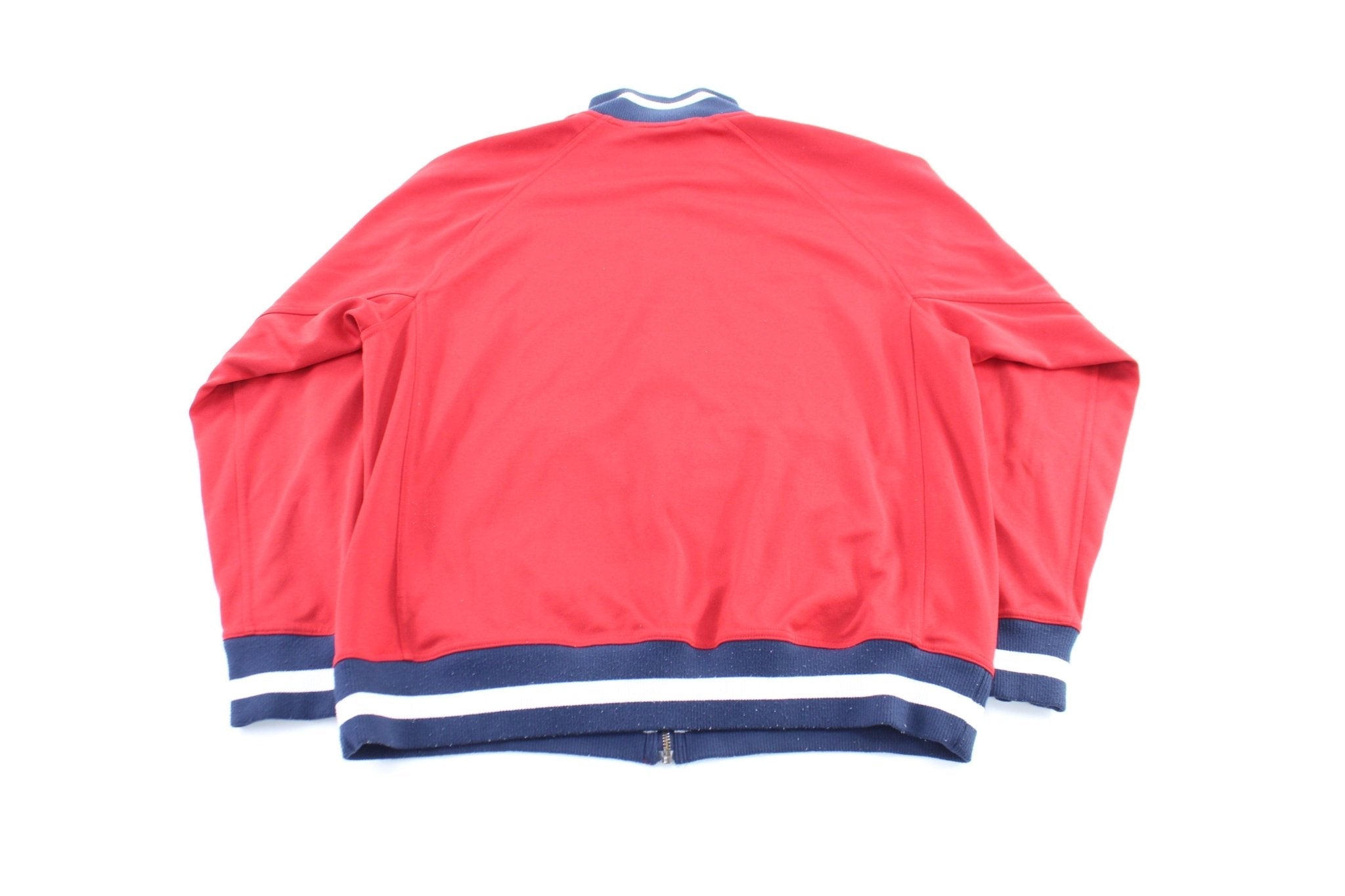 Nike Embroidered Logo St. Louis Cardinals Red, Blue, & White Zip Up Jacket - Jacket - Thrifted Threads