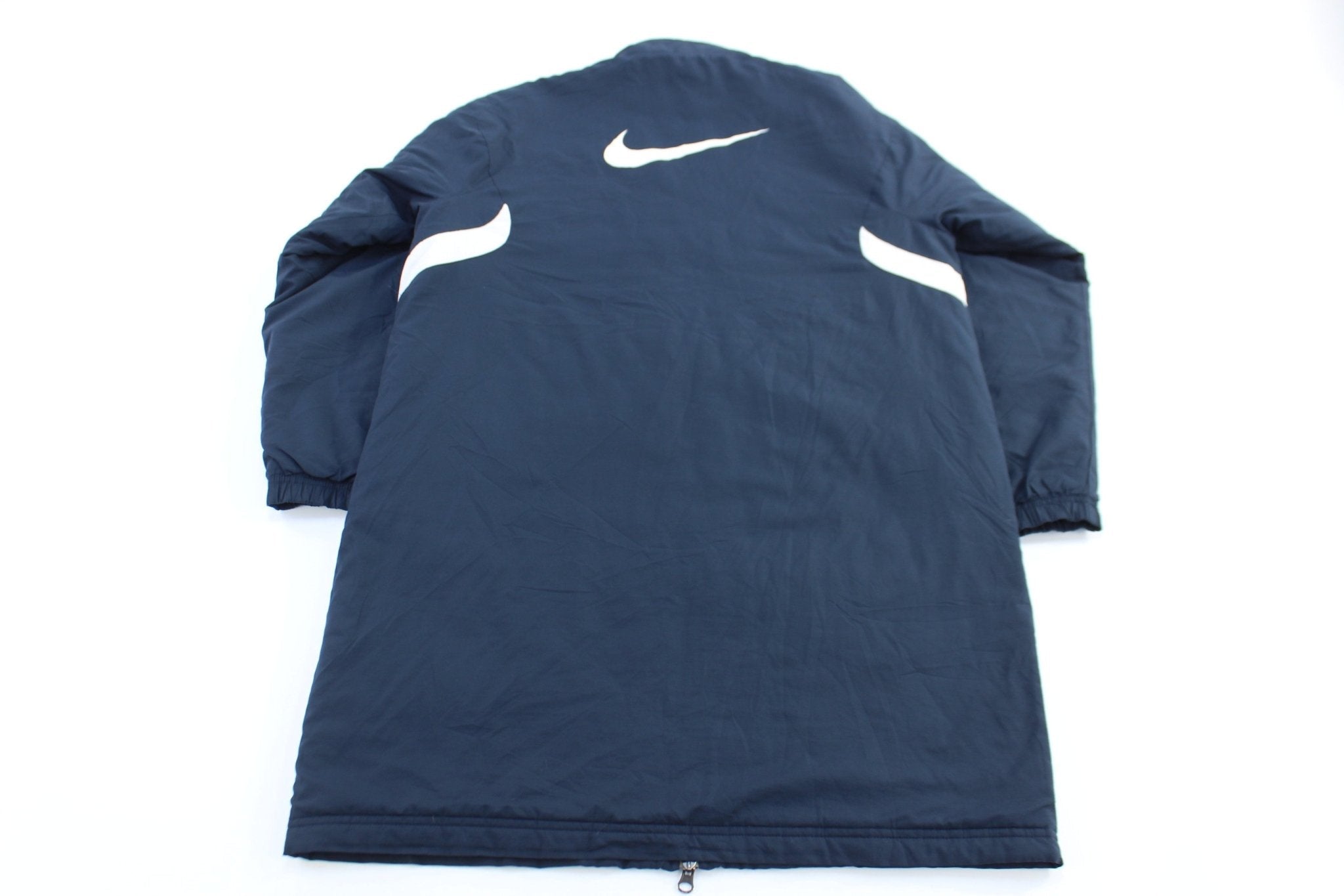 Nike Embroidered Logo Tall Full Zip Football Jacket - Jacket - Thrifted Threads