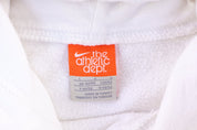 Nike Embroidered Logo White Pullover Hoodie - Sweatshirt - Thrifted Threads
