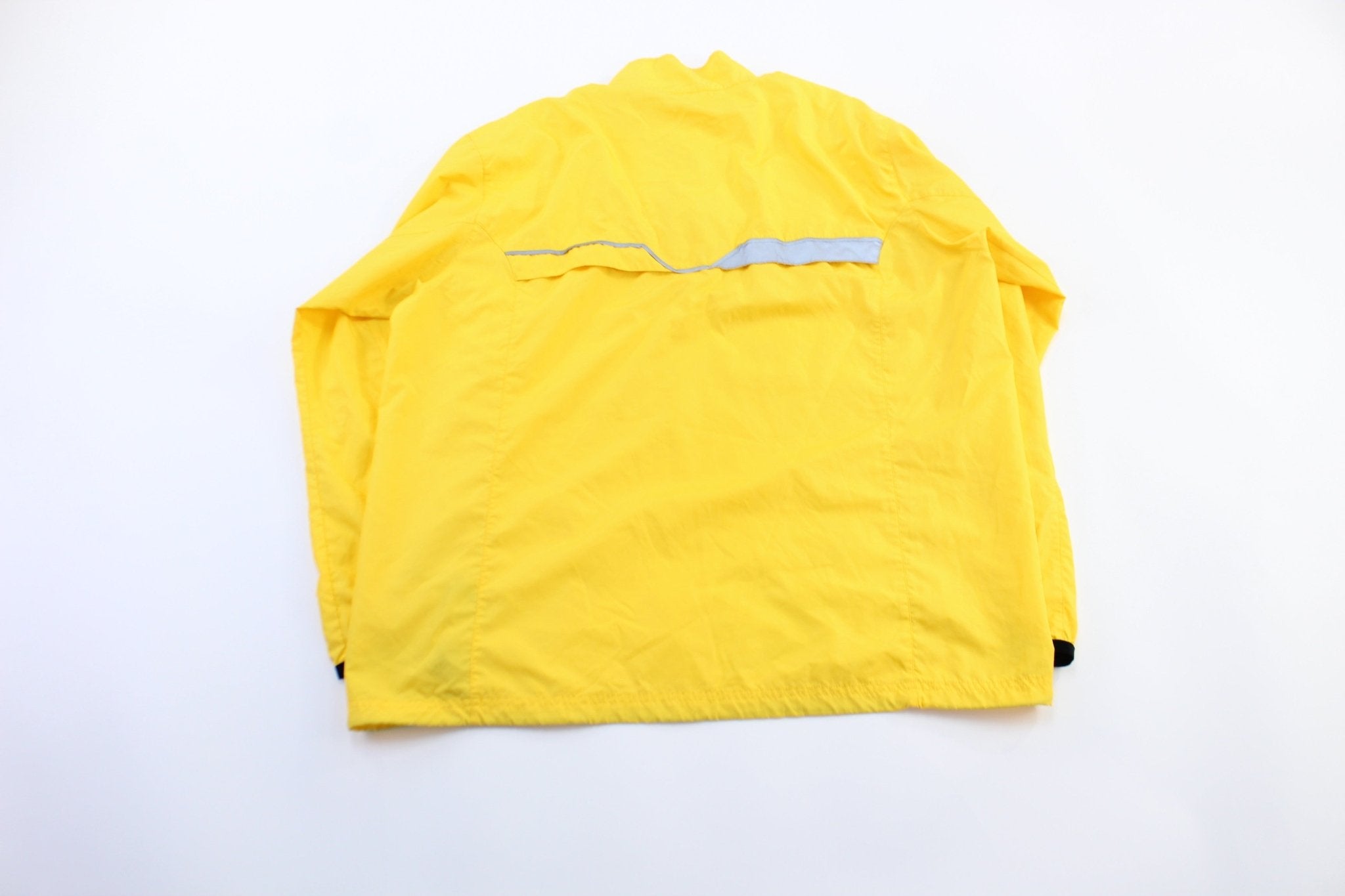 Nike Embroidered Logo Yellow Pullover Jacket - ThriftedThreads.com