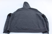 Nike Embroidered Spellout Logo Grey Pullover Hoodie - Jackets - Thrifted Threads