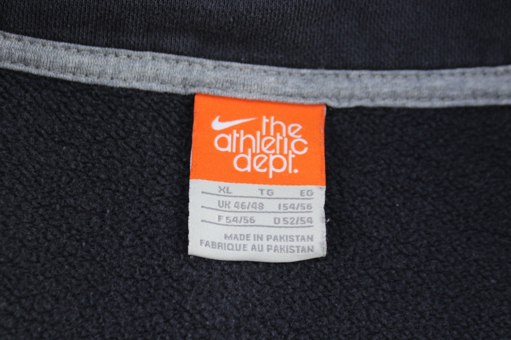 Nike Embroidered Swoosh Logo Black Zip Up Jacket - Jackets - Thrifted Threads