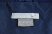 Nike Embroidered Swoosh Logo Blue Windbreaker Jacket - Jackets - Thrifted Threads