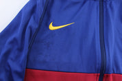 Nike Embroidered Swoosh Logo FC Barcelona Colorblock Jacket - Jacket - Thrifted Threads