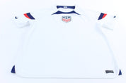 Nike Embroidered Swoosh Logo Team USA Soccer Jersey - ThriftedThreads.com