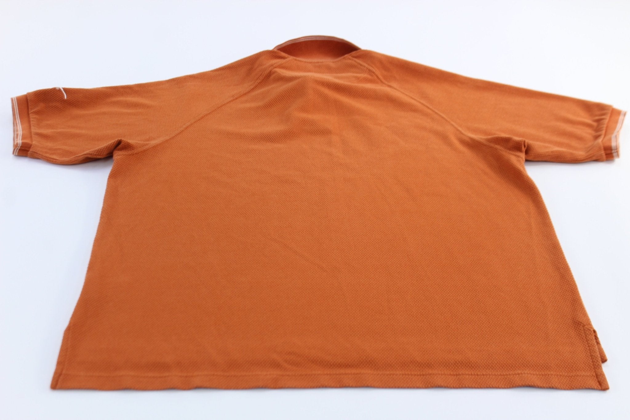 Nike Embroidered Swoosh Logo Texas Longhorns Button Up Polo - ThriftedThreads.com