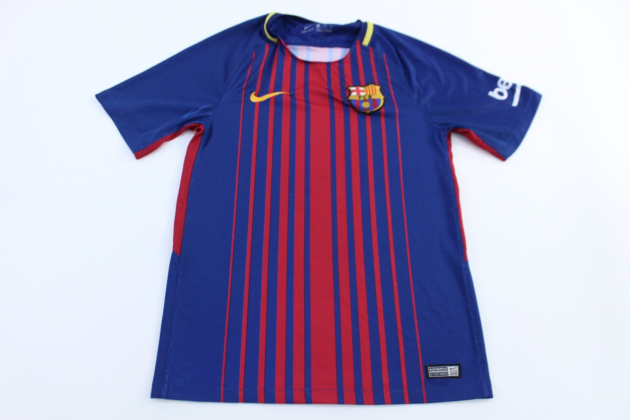 Nike FC Barcelona Soccer Jersey - ThriftedThreads.com