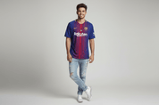 Nike FC Barcelona Soccer Jersey - ThriftedThreads.com