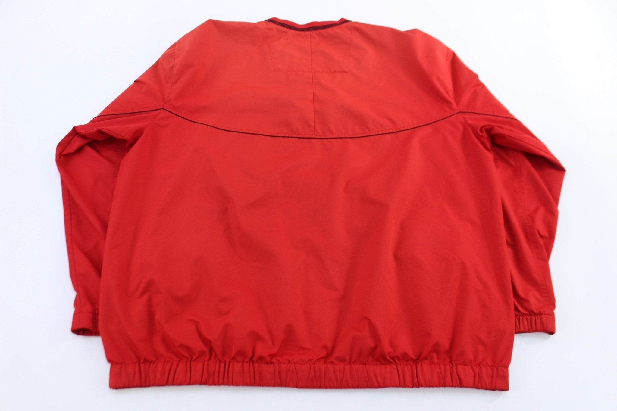 Nike Golf Embroidered Logo Red Pullover Windbreaker - Jacket - Thrifted Threads