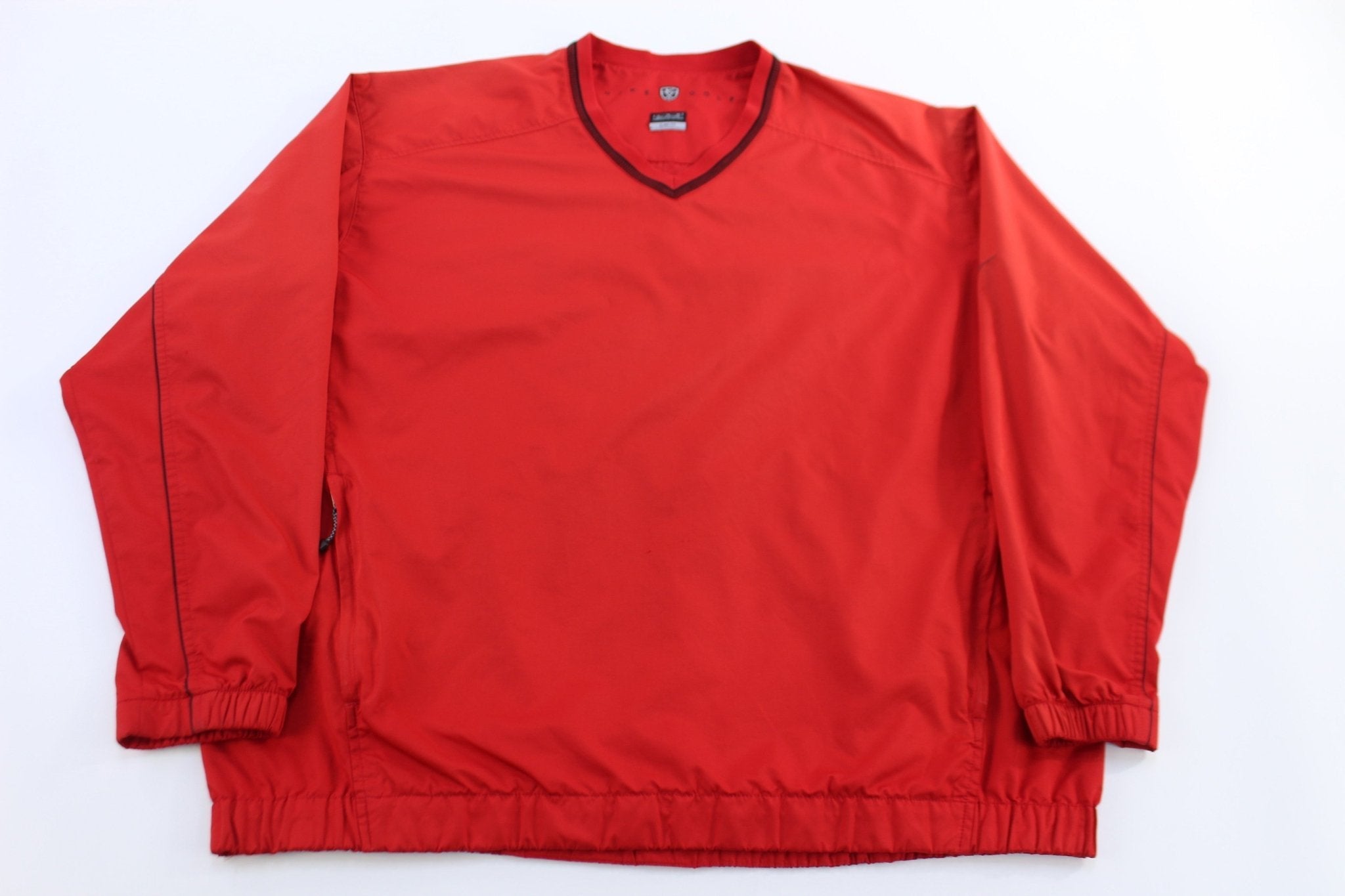 Nike Golf Embroidered Logo Red Pullover Windbreaker - Jacket - Thrifted Threads
