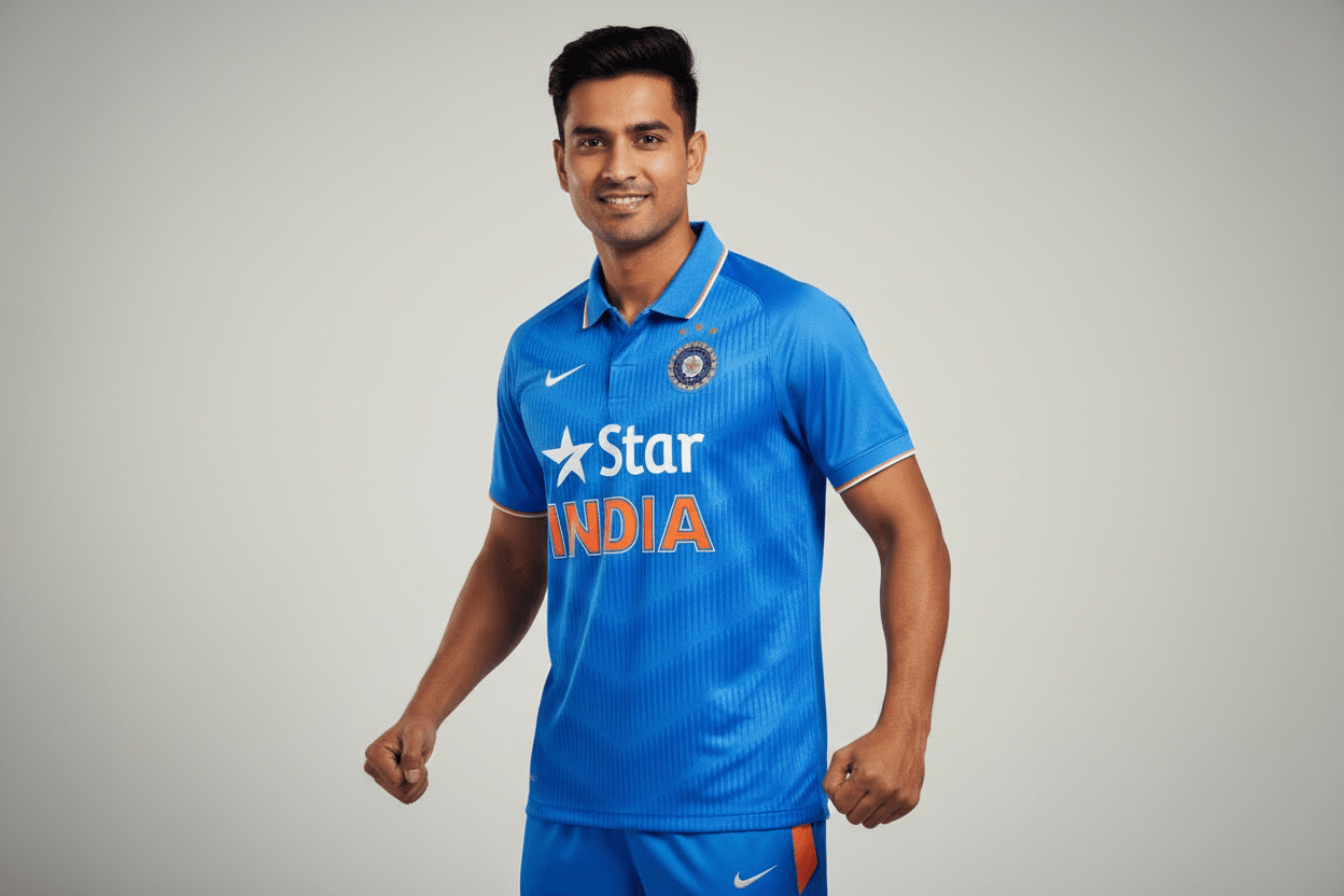 Nike India National Cricket Team Jersey - ThriftedThreads.com