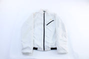 Nike Logo Black & White Zip Up Jacket - ThriftedThreads.com