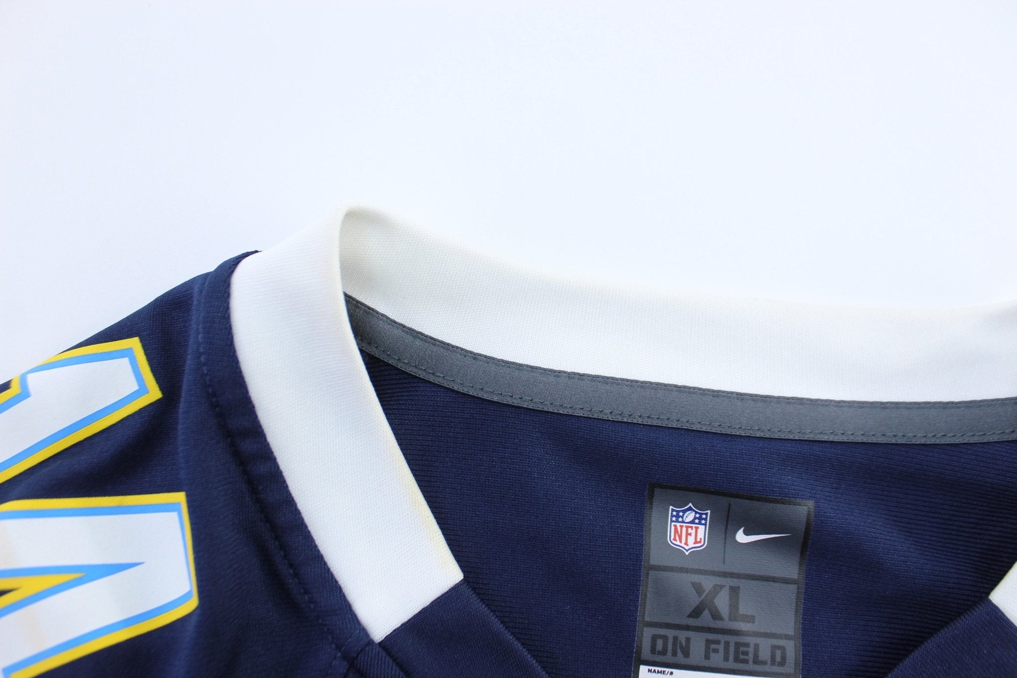 Nike Logo San Diego Chargers Dan Fouts Football Jersey - ThriftedThreads.com