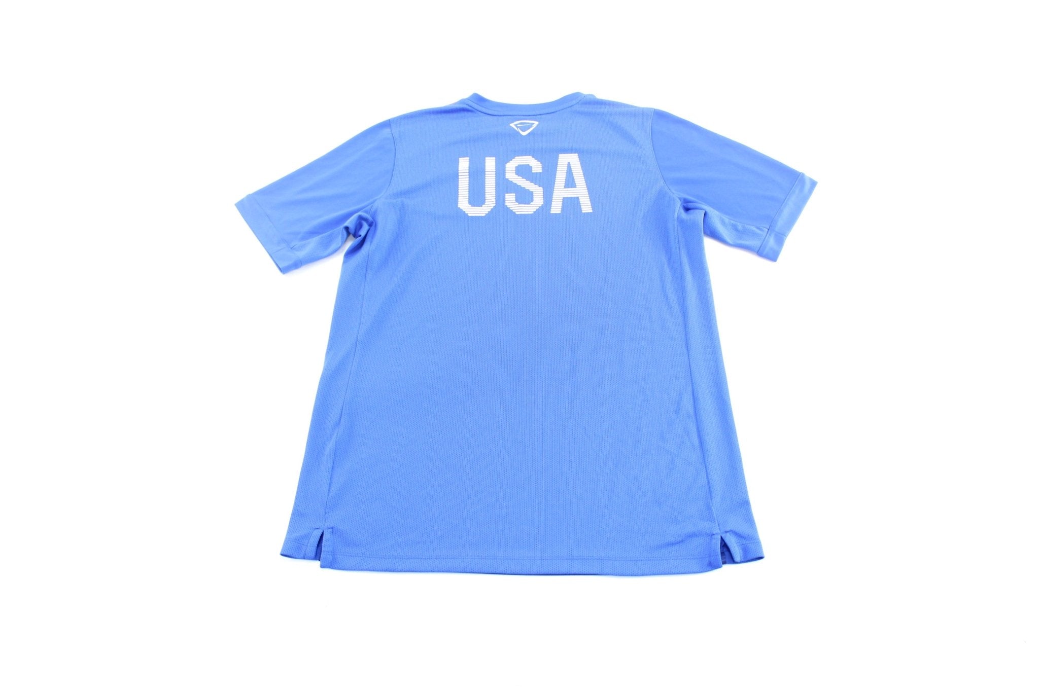 Nike Logo Team USA Blue Soccer Jersey - ThriftedThreads.com
