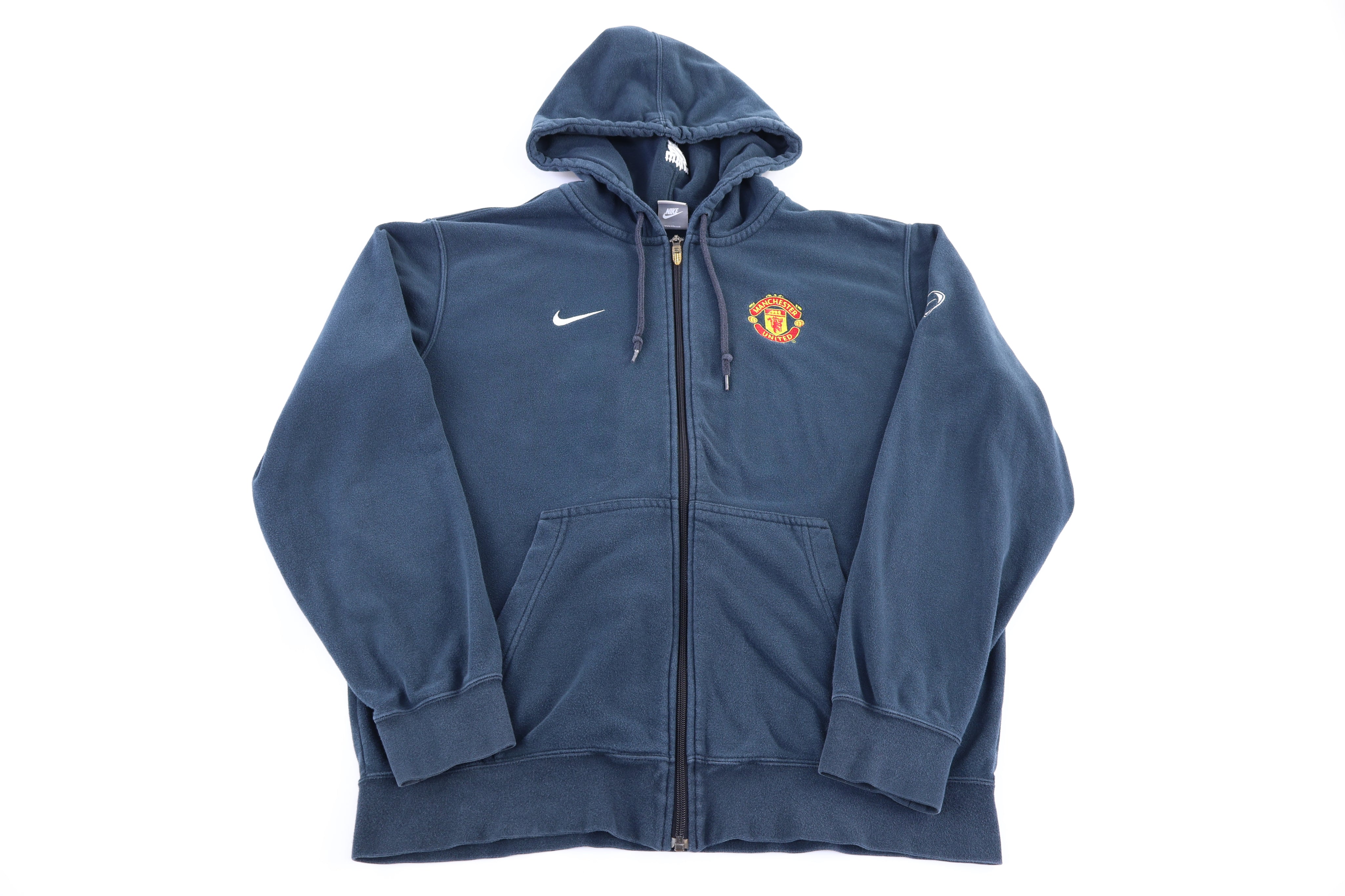 Nike Manchester United Full Zip Hoodie - Jacket - Thrifted Threads