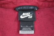 Nike SB Logo Maroon Windbreaker Jacket - ThriftedThreads.com