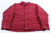 Nike SB Logo Maroon Windbreaker Jacket - ThriftedThreads.com