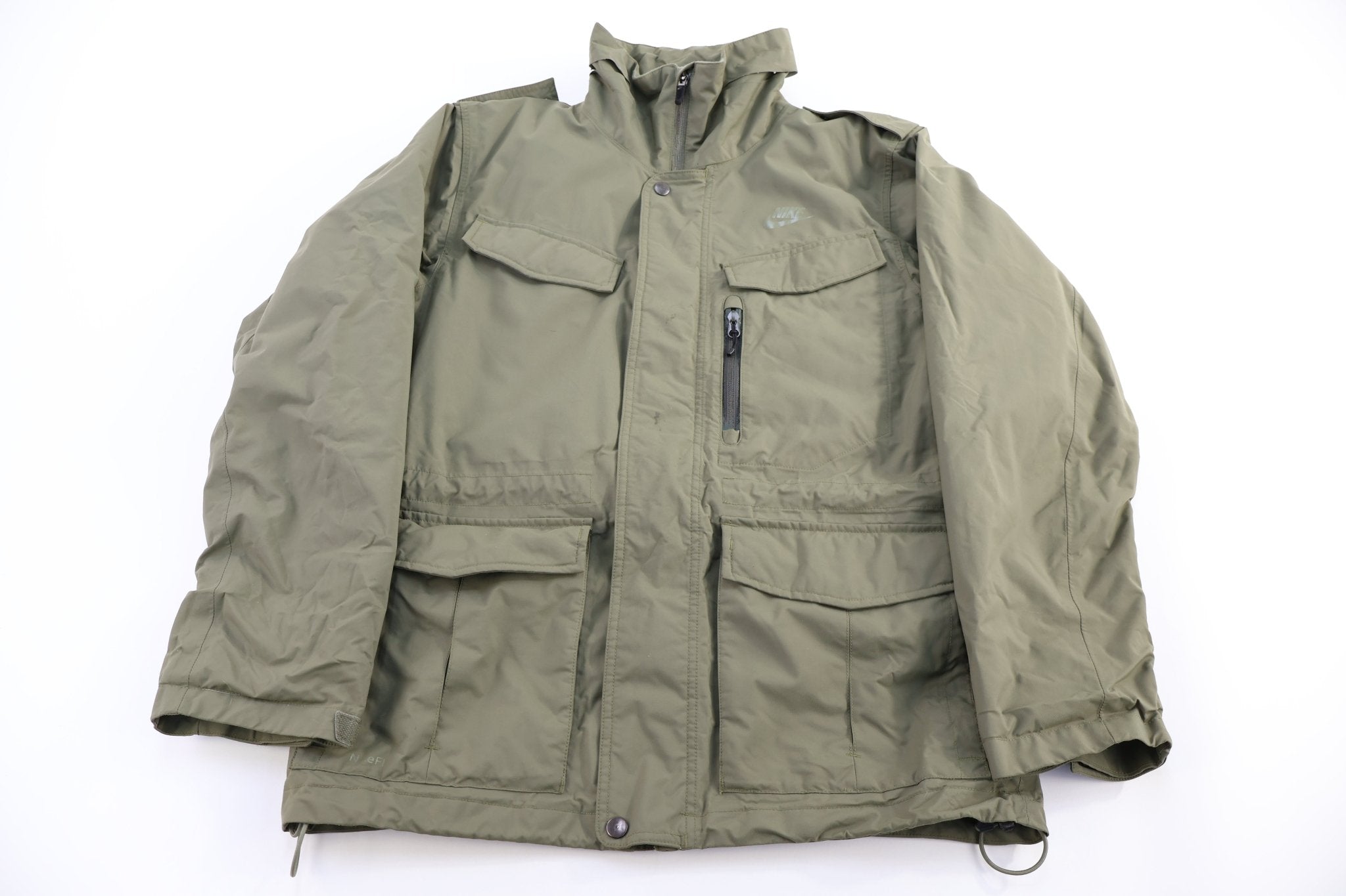 Nike Sportswear Olive Green Full Zip Jacket - Jacket - Thrifted Threads
