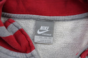 Nike Sportwear Embroidered Logo Red & Grey Track Jacket - Jackets - Thrifted Threads