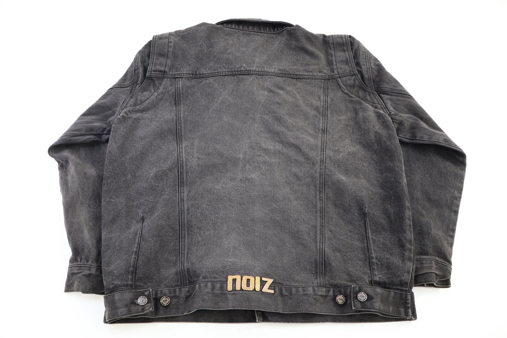 Noiz Black Wash Denim Jacket - Jacket - Thrifted Threads