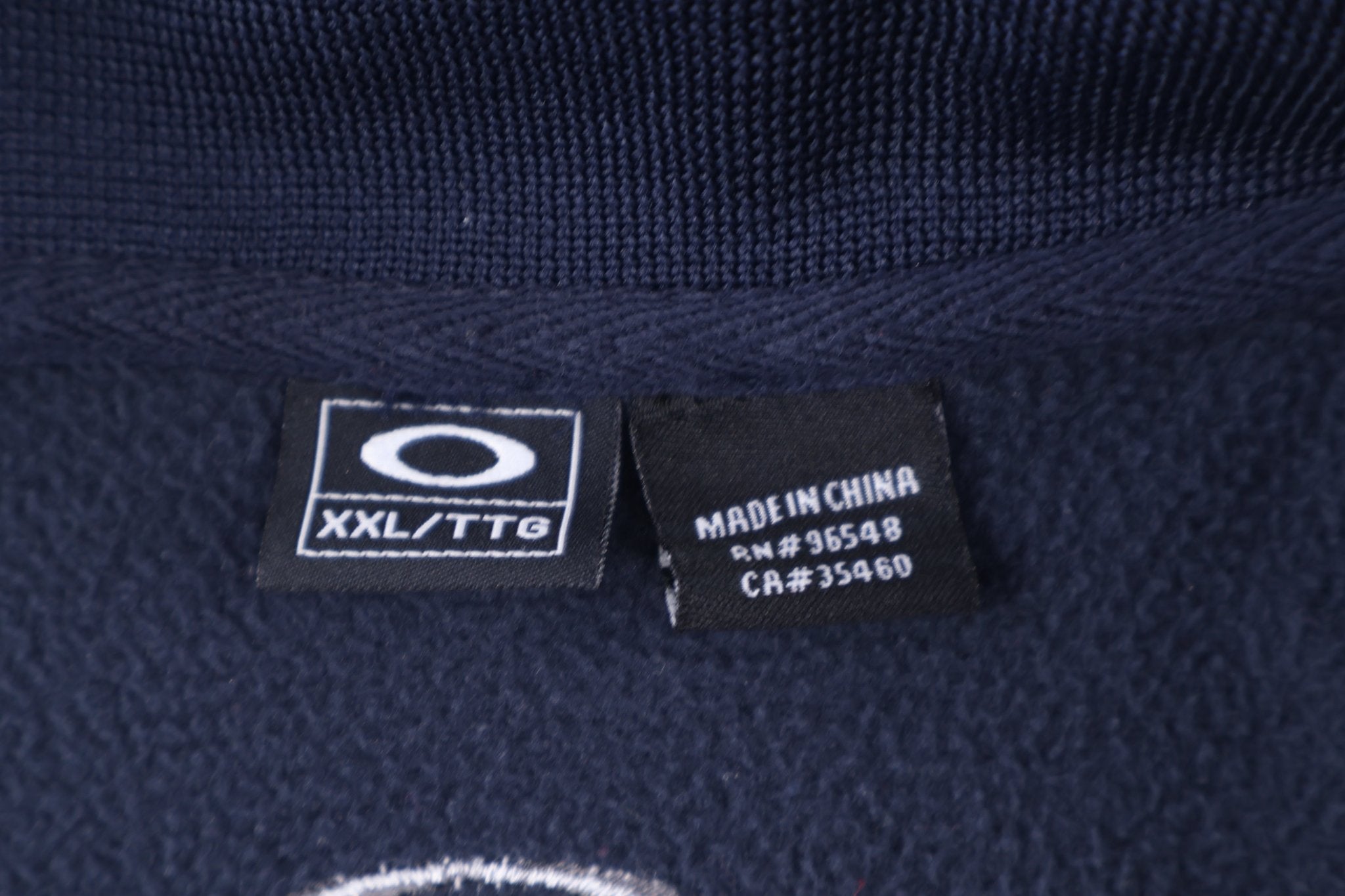 Oakley Blue Fleece Full Zip Jacket - Jacket - Thrifted Threads
