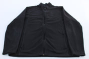 Oakley Embroidered Logo Black Fleece Zip Up Jacket - ThriftedThreads.com
