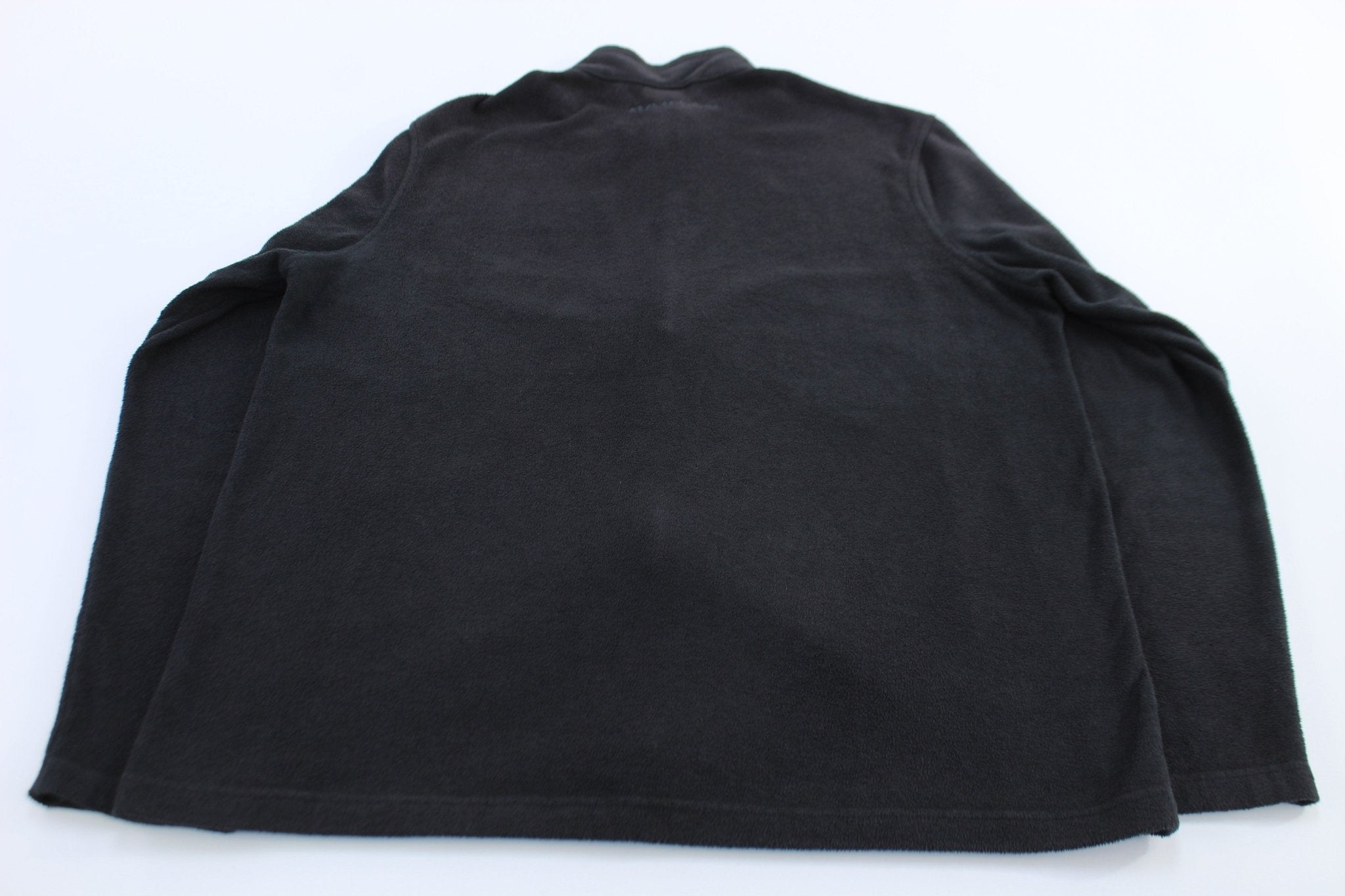 Oakley Embroidered Logo Black Fleece Zip Up Jacket - Jackets - Thrifted Threads