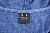 Oakley Embroidered Logo Blue Zip Up Hoodie - Jackets - Thrifted Threads