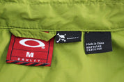 Oakley Embroidered Logo Green Windbreaker Jacket - Jackets - Thrifted Threads