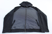 Oakley Grey & Black Full Zip Hoodie - ThriftedThreads.com