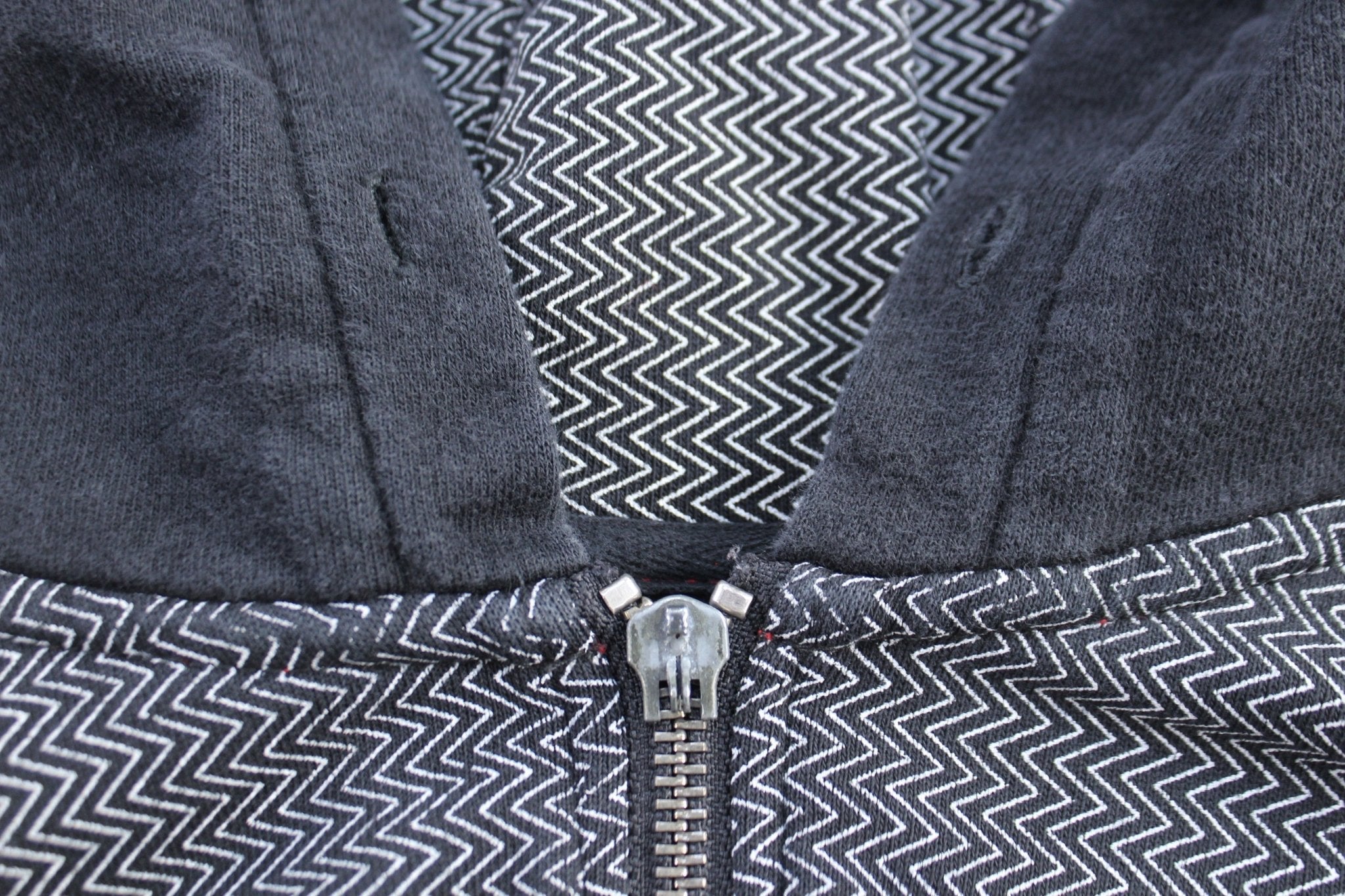 Oakley Grey & Black Full Zip Hoodie - Jackets - Thrifted Threads