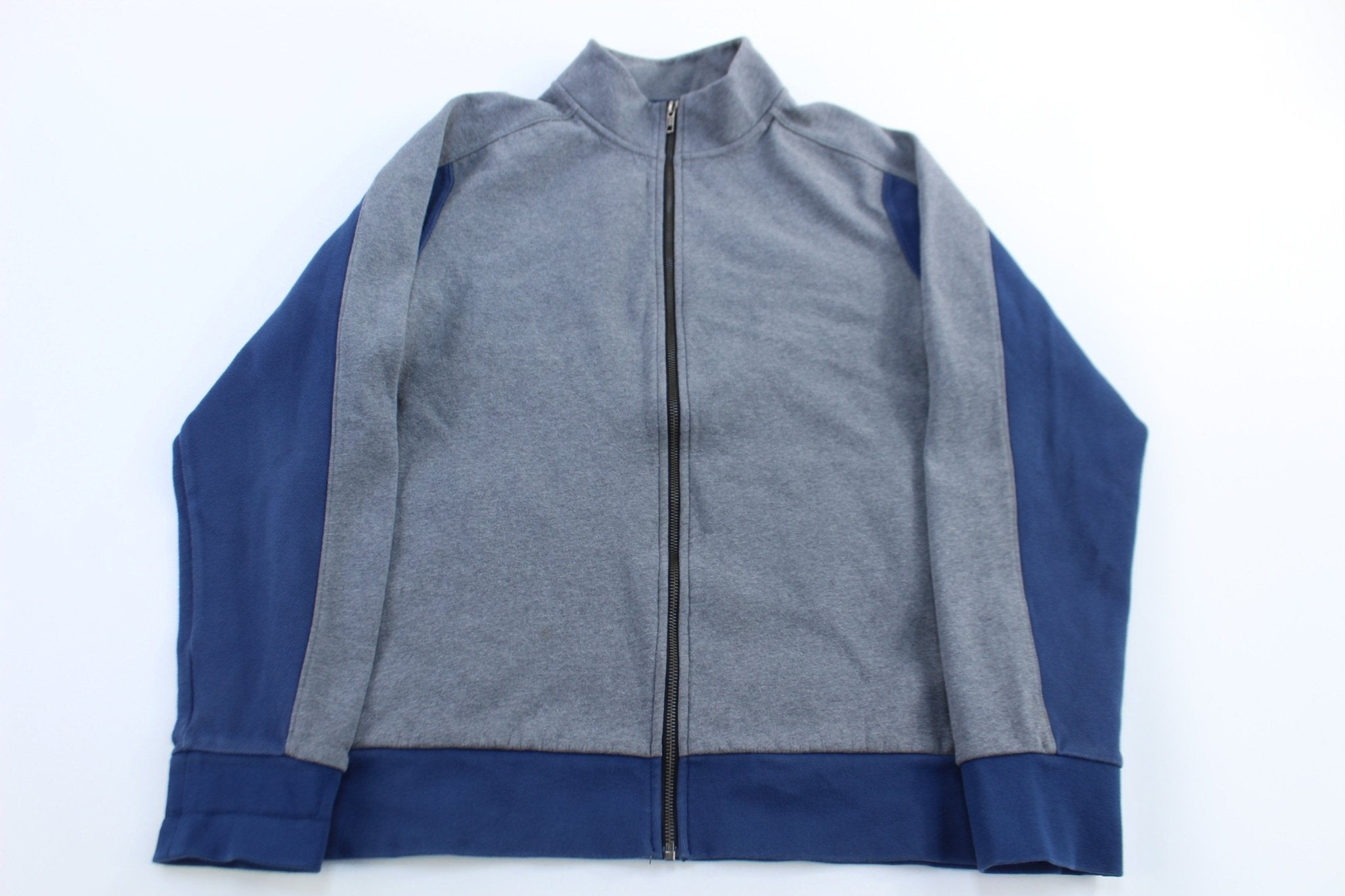 Oakley Grey & Blue Full Zip Jacket - Jacket - Thrifted Threads