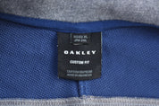 Oakley Grey & Blue Full Zip Jacket - Jacket - Thrifted Threads