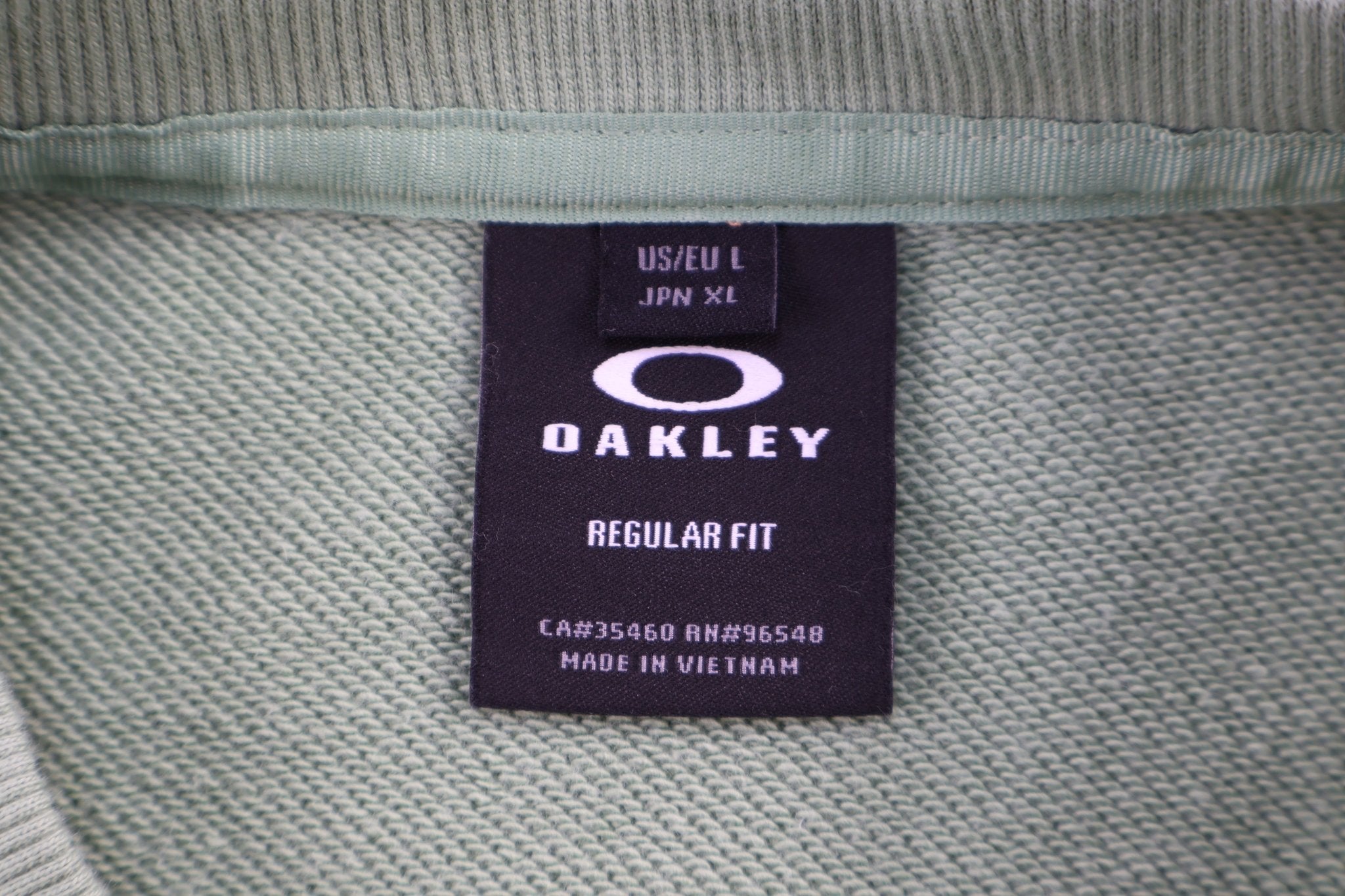 Oakley Logo Graphic Green Pullover Sweater - Sweater - Thrifted Threads