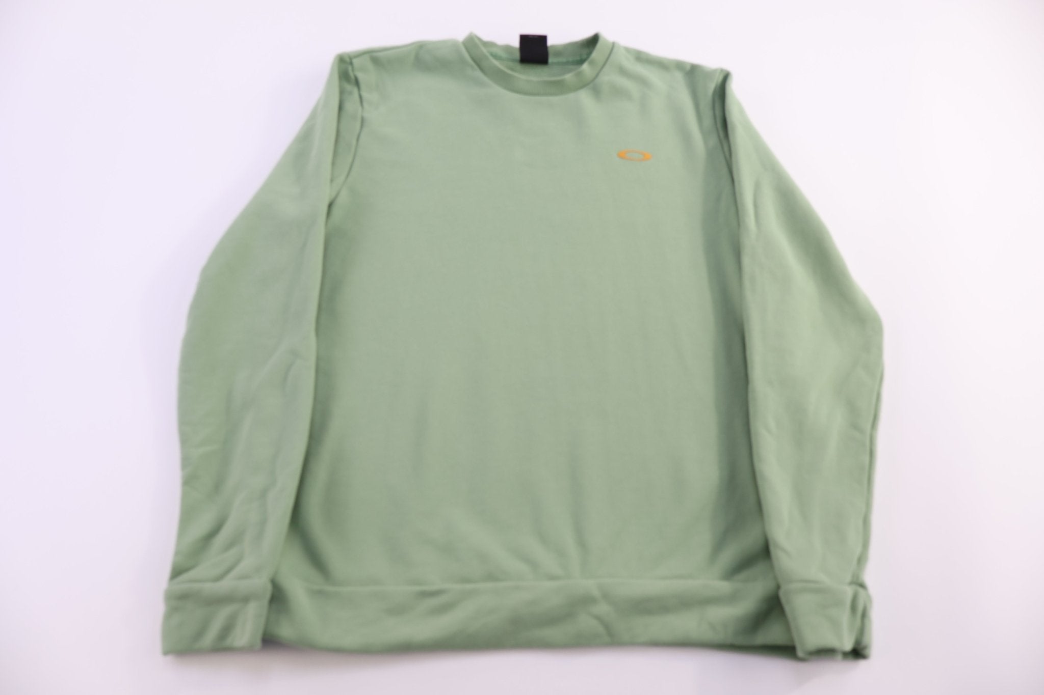 Oakley Logo Graphic Green Pullover Sweater - Sweater - Thrifted Threads