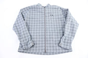 Oakley Logo Graphic Plaid Full Zip Jacket - Jacket - Thrifted Threads