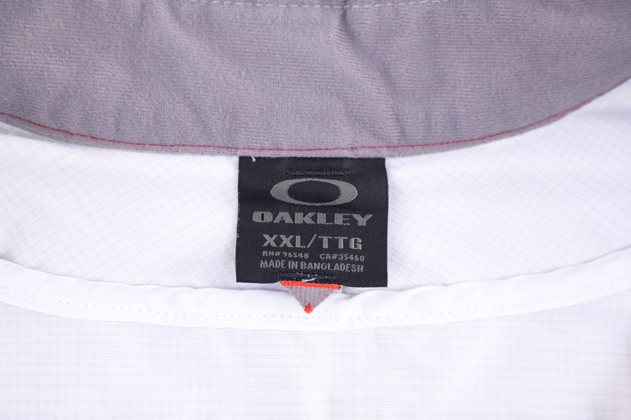 Oakley Logo Graphic Plaid Full Zip Jacket - Jacket - Thrifted Threads