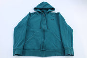 Oakley Logo Hang Loose Teal Pullover Hoodie - Jackets - Thrifted Threads