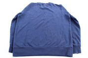 Oakley Logo Regular Fit Blue Pullover Sweatshirt - ThriftedThreads.com