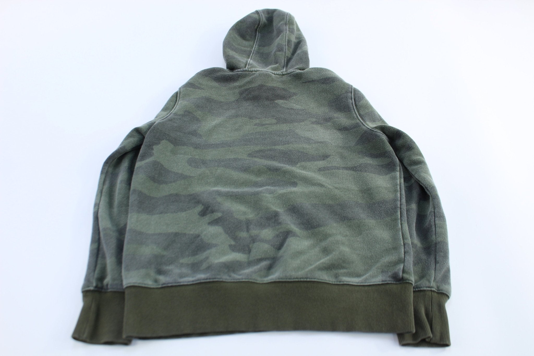 Oakley Spellout Logo Camo Pullover Hoodie - Jackets - Thrifted Threads