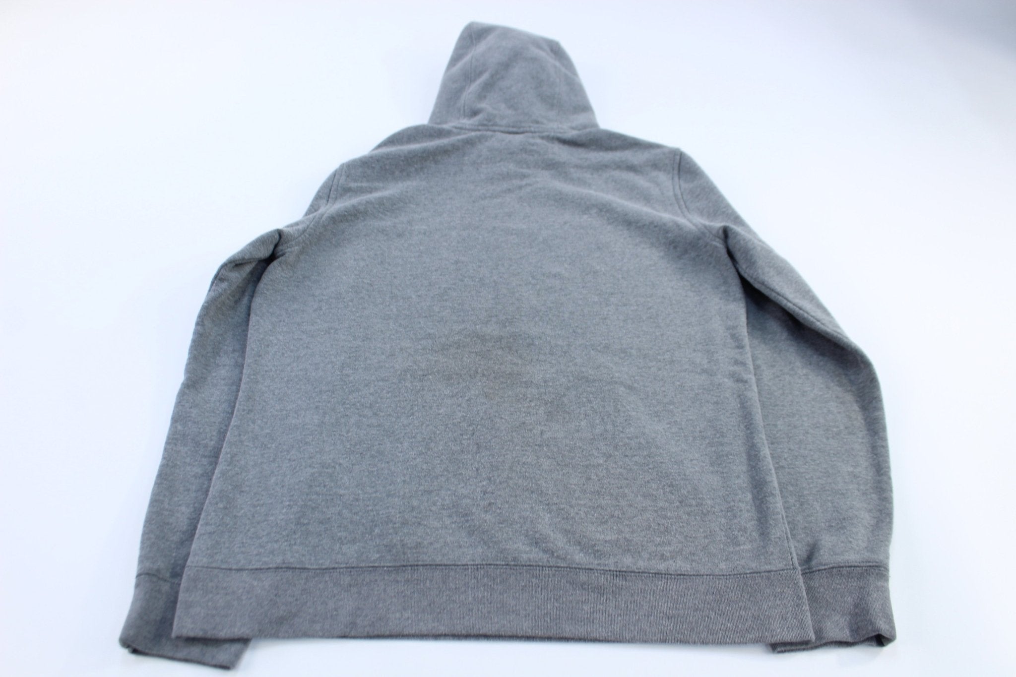 Oakley Spellout Logo Grey Pullover Hoodie - Jacket - Thrifted Threads