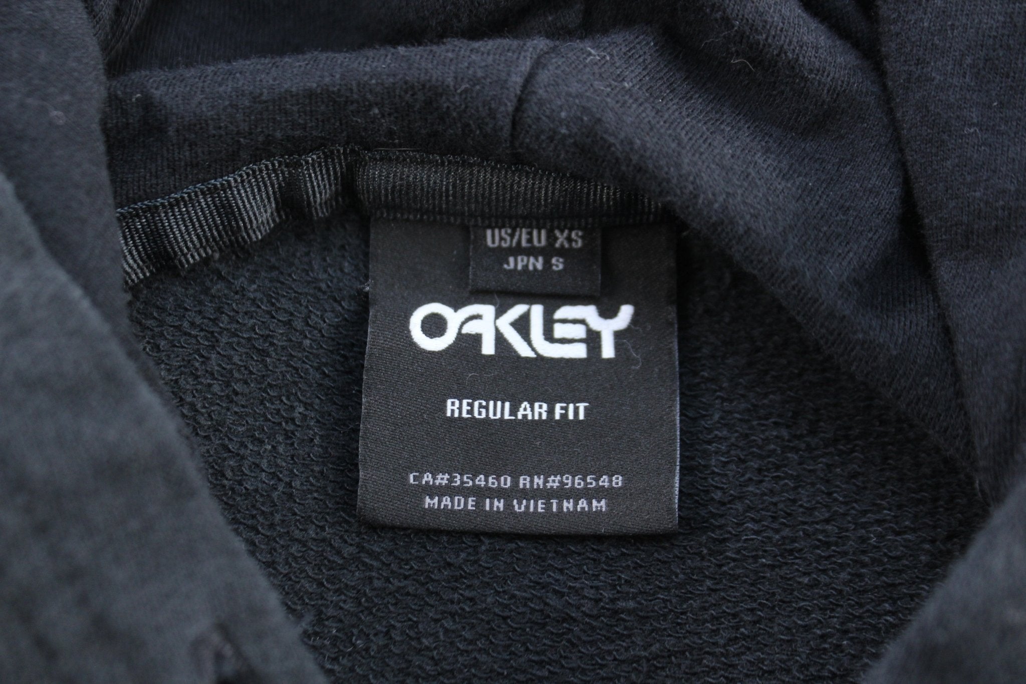 Oakley USA Spellout Logo Black Pullover Hoodie - Jackets - Thrifted Threads