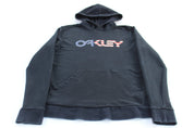 Oakley USA Spellout Logo Black Pullover Hoodie - Jackets - Thrifted Threads