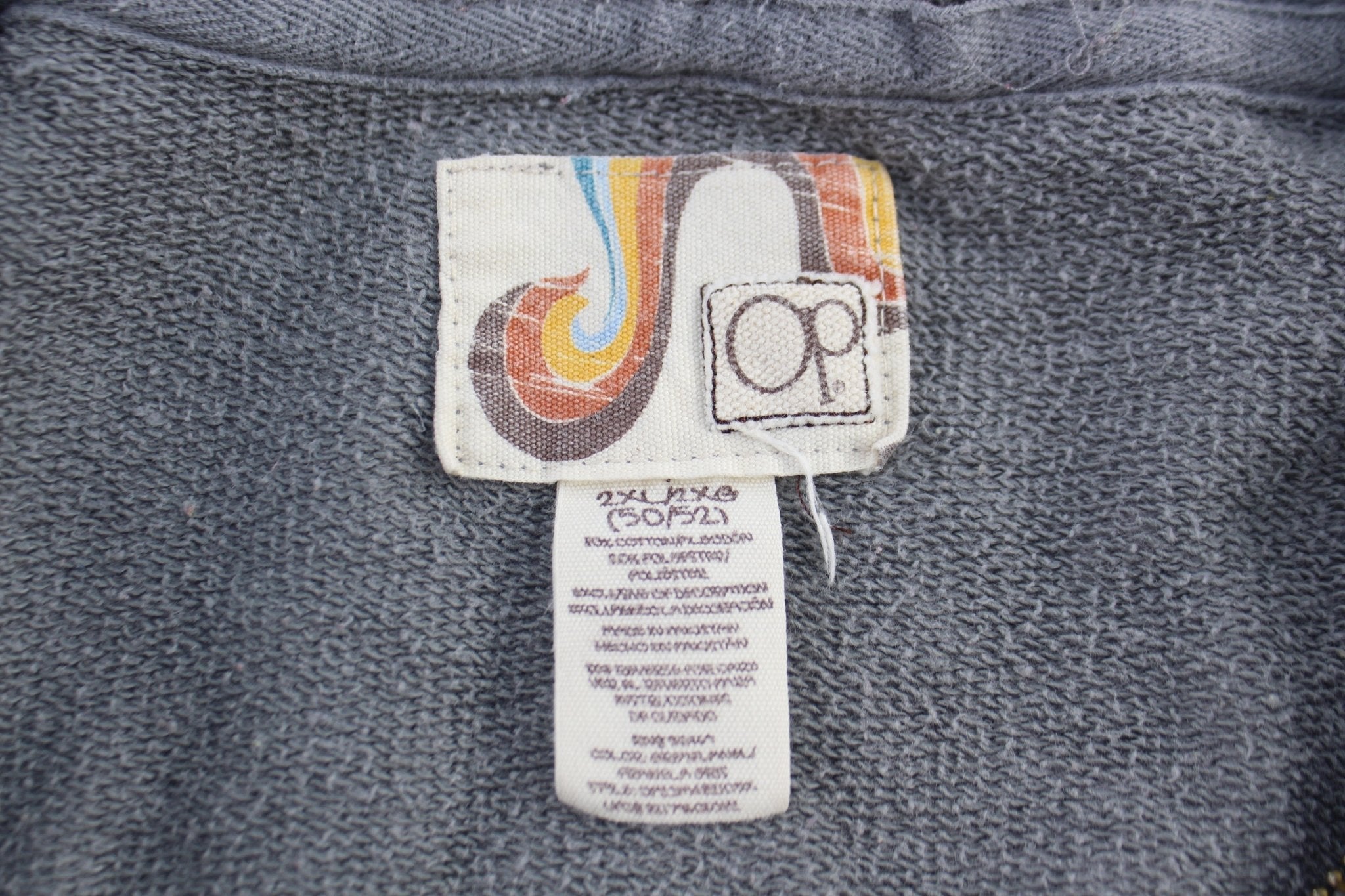 Ocean Pacific Grey Full Zip Hoodie - Jacket - Thrifted Threads