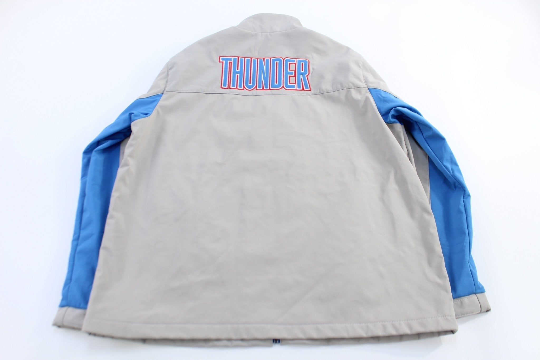 Oklahoma City Thunder Basketball Full Zip Jacket - Jacket - Thrifted Threads