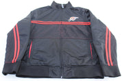 Oklahoma City Thunder Basketball Striped Zip Up Jacket - Jackets - Thrifted Threads