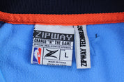 Oklahoma City Thunder Basketball Zipway Jacket - Jackets - Thrifted Threads