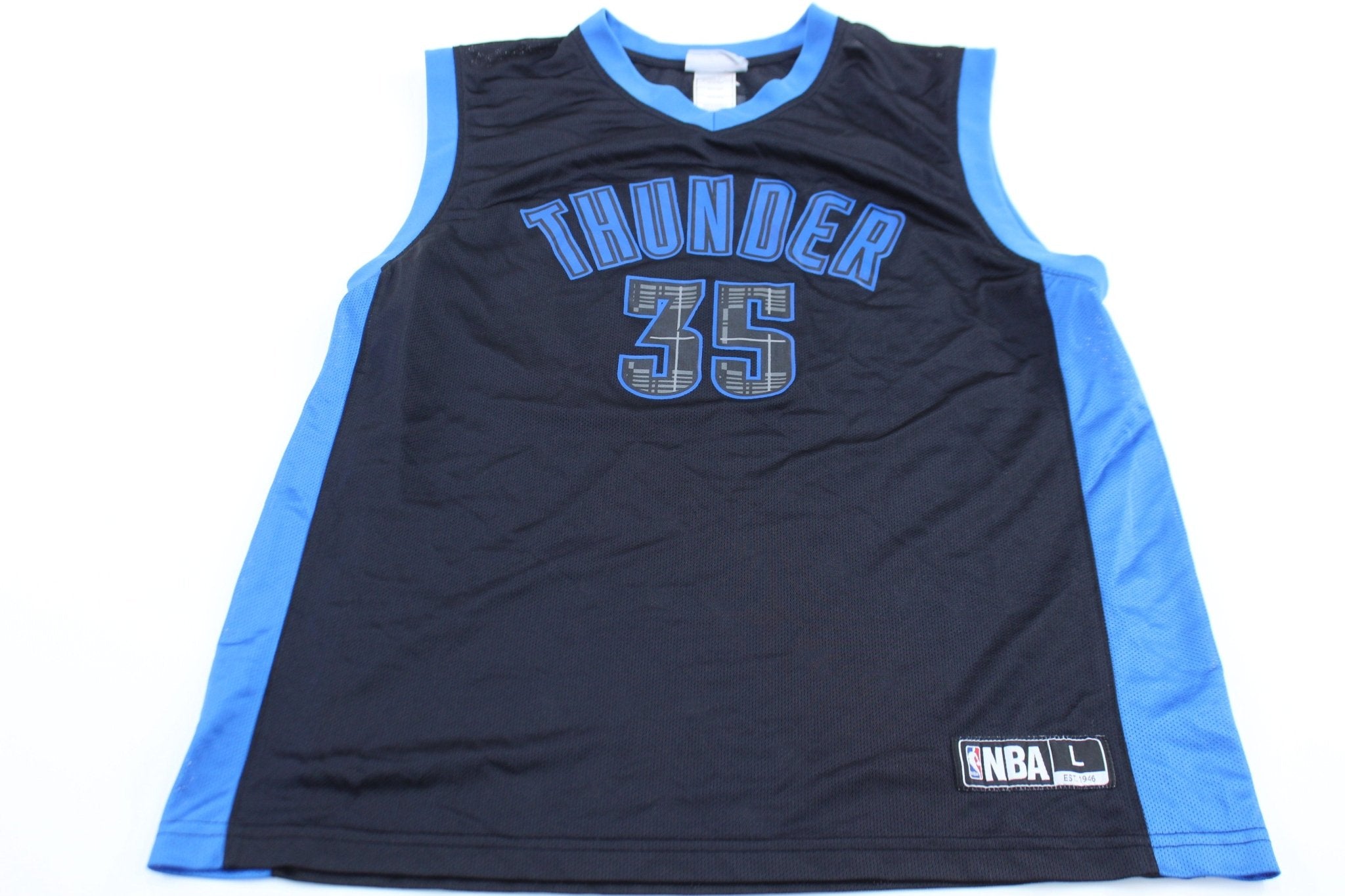 Oklahoma City Thunder Kevin Durant Basketball Jersey - ThriftedThreads.com